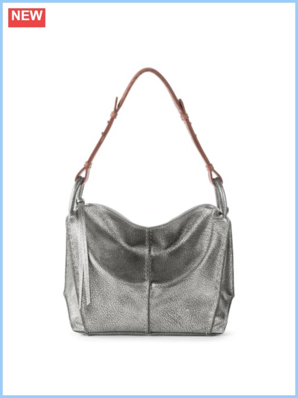 Leather Hobo Bag Large Everyday Travel Handbag